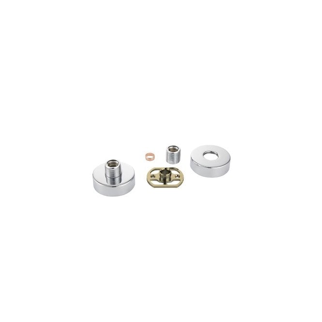 Highlife Bathrooms STAINLESS STEEL ROUND SHOWER FIXING BRACKETS