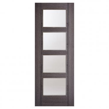 ASH GREY VANCOUVER GLAZED 4L PRE-FINISHED INTERNAL DOOR