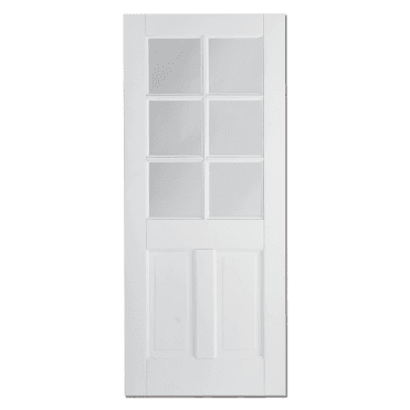 Canterbury White 2 Panel 2L Glazed Internal Door