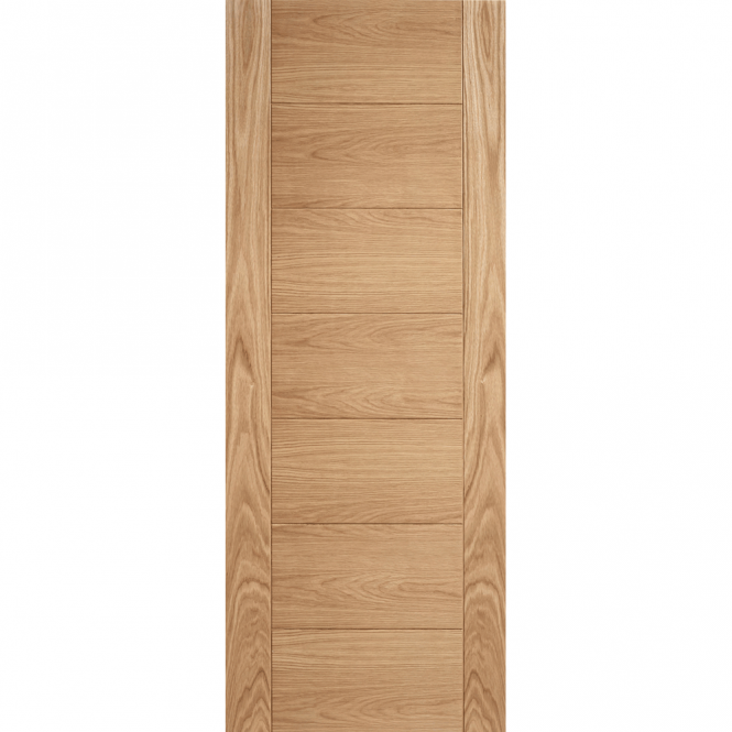 LPD Doors Carini Oak 7 Panel Solid Pre-Finished Internal Fire Door