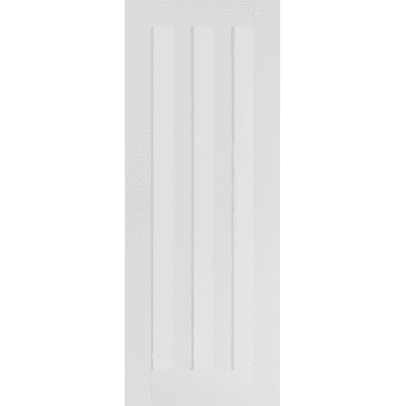 Idaho White Primed 3 Panel Door