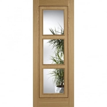 Inlay Oak 3L Glazed Pre-Finished Internal Door
