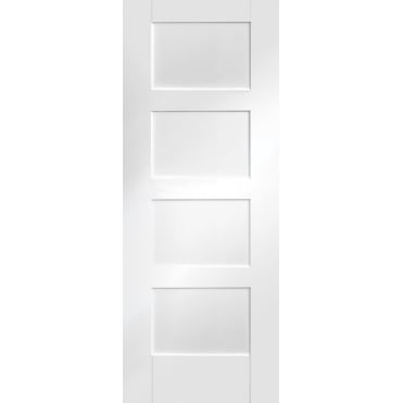 Internal White Primed Shaker 4 Panel Door