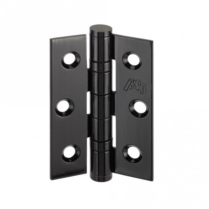 LPD Doors IRONMONGERY MANHATTAN HINGES Matt Black 75 x 50 x 2mm