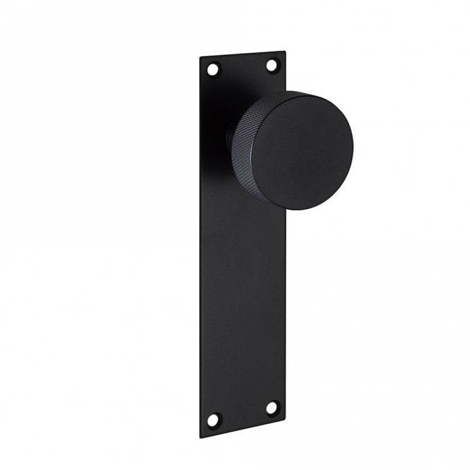 LPD Doors IRONMONGERY ZERMATT MATT BLACK HANDLE HARDWARE PACK