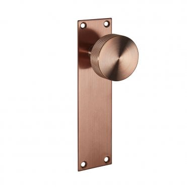 IRONMONGERY ZERMATT SATIN COPPER HANDLE HARDWARE PACK