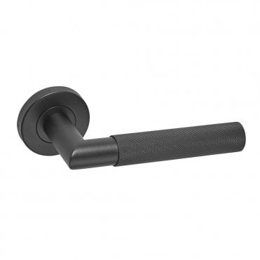 IRONMONGERY ZURICH MATT BLACK HANDLE HARDWARE PACK