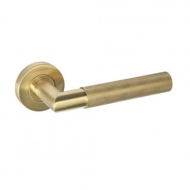 IRONMONGERY ZURICH SATIN GOLD HANDLE HARDWARE PRIVACY PACK