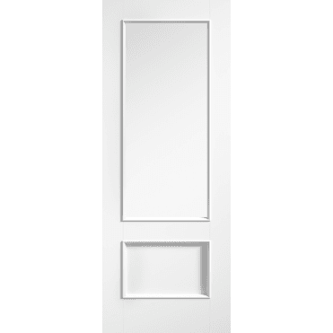 Murcia White Primed 1 Panel 1 Light Clear Glass