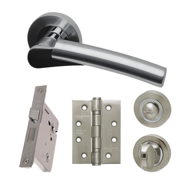 LPD Doors Neptune Privacy Handle Premium Hardware Pack