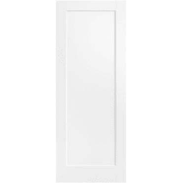 Pattern 10 White Primed 1 Panel Door