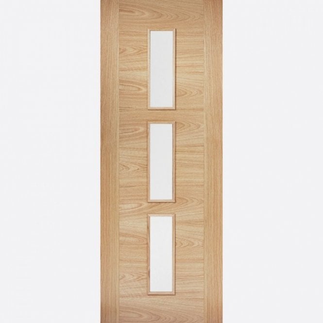 LPD Doors Pre-Finished Sofia Glazed Oak Internal Door
