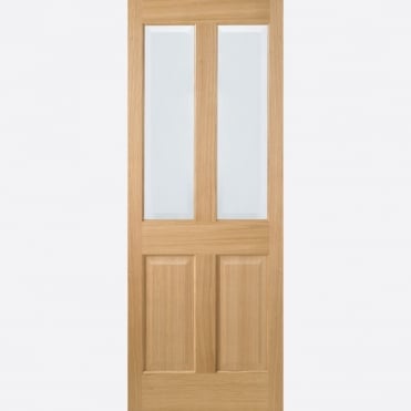 Richmond Oak Glazed Non Raised Pre-Finished Internal Door