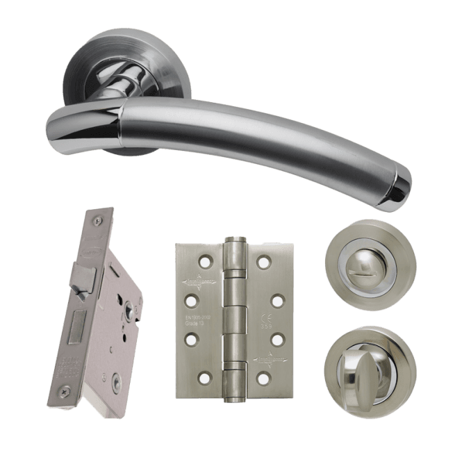 LPD Doors Saturn Privacy Handle Premium Hardware Pack