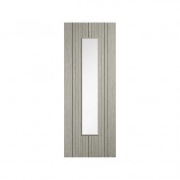 lpd Sydney Grey Laminate Door with Clear Glass