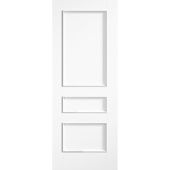 LPD Doors Toledo White Primed 3 Panel Door