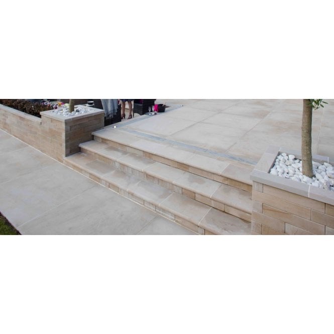 Marshalls Fairstone Sawn Versuro Bullnose Steps - 10 Step Kit Pack