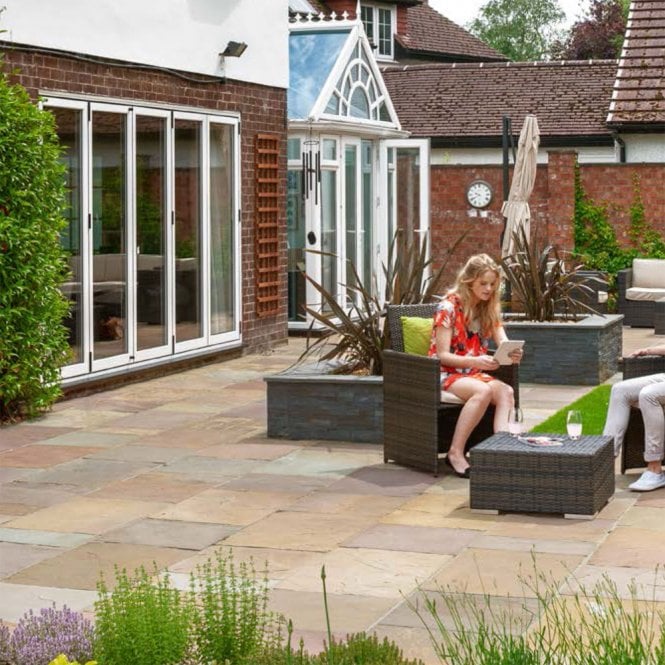 Marshalls Indian Sandstone Paving - 18mm Calibrated