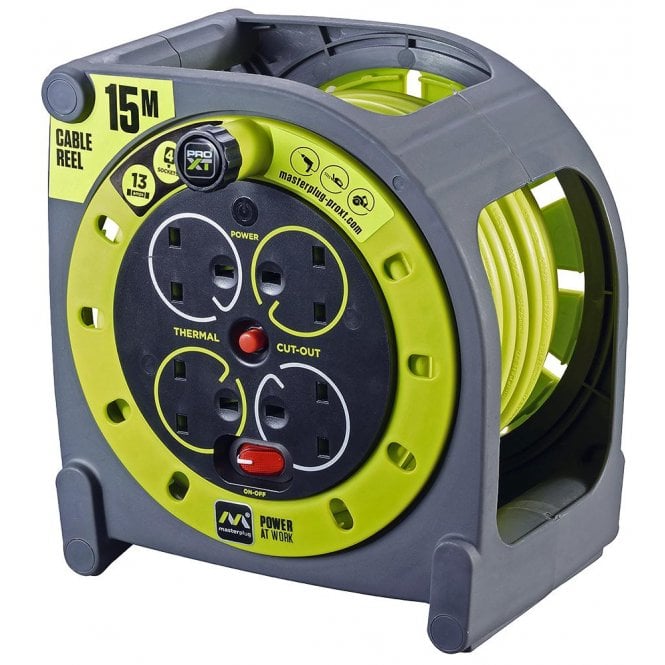 Masterplug PRO-XT Case Reel 13A 15m