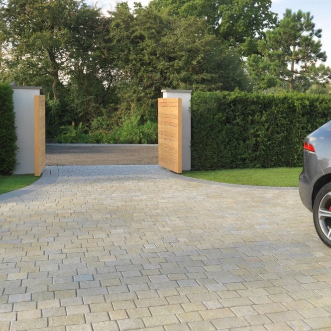 Paver Systems Stonemarket Elemental Natural Limestone Driveway Paviors - Project Pack
