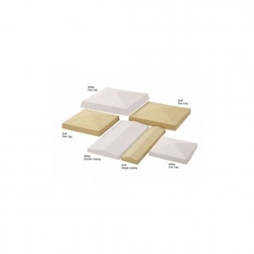 Peaked Garden Wall Copings - Single Coping 610x140mm (Pack of 70)