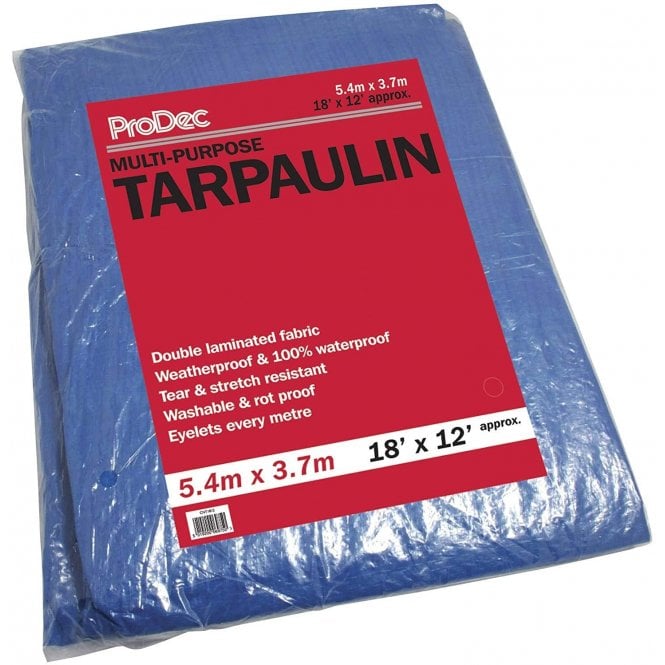 ProDec 5.4m x 3.7m Standard Tarpaulin