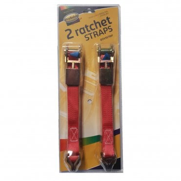 ProSolve Warrior 5m Ratchet Straps 1 Ton (Pack of 2)