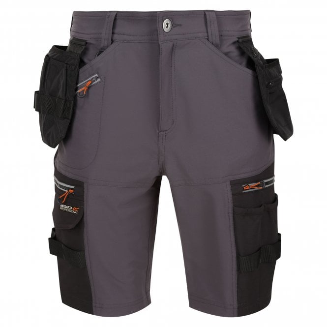Regatta Infiltrate Detachable Stretch Holster Shorts - Iron Black
