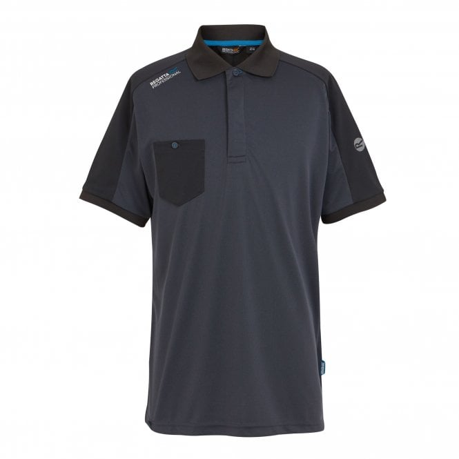 Regatta Offensive Wicking Polo - Stone Grey