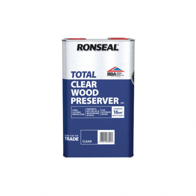 Ronseal  Total Wood Preserver - Clear 5L