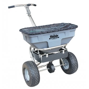 The Handy 57kg (125lb) Stainless Steel Heavy Duty Easy Build Salt Spreader