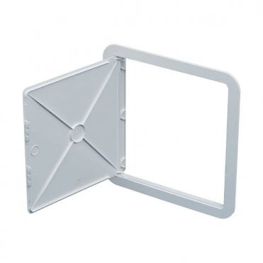 AP150 White Plastic Hinged Access Panel 155x235mm