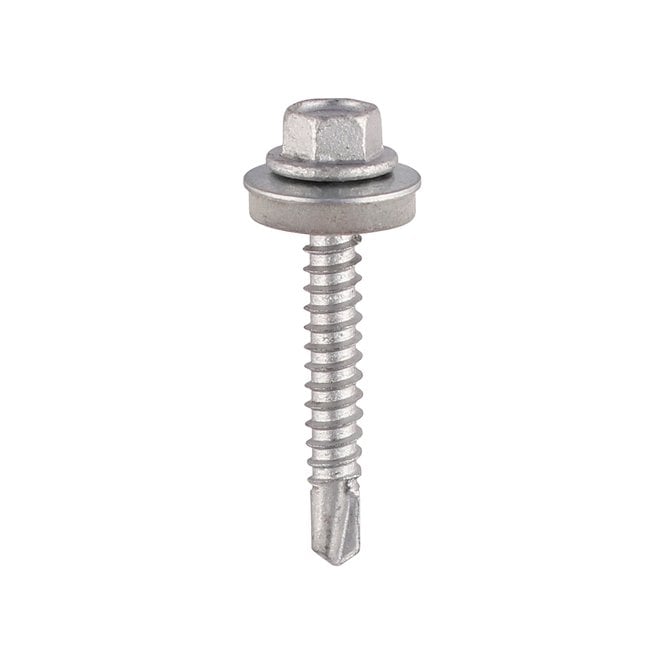 TIMco Hex Exterior Self Drilling EPDM Light Section Screws (Box of 100)