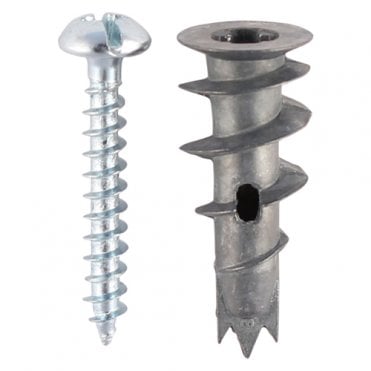 Plasterboard Metal Speed Plug with Screw