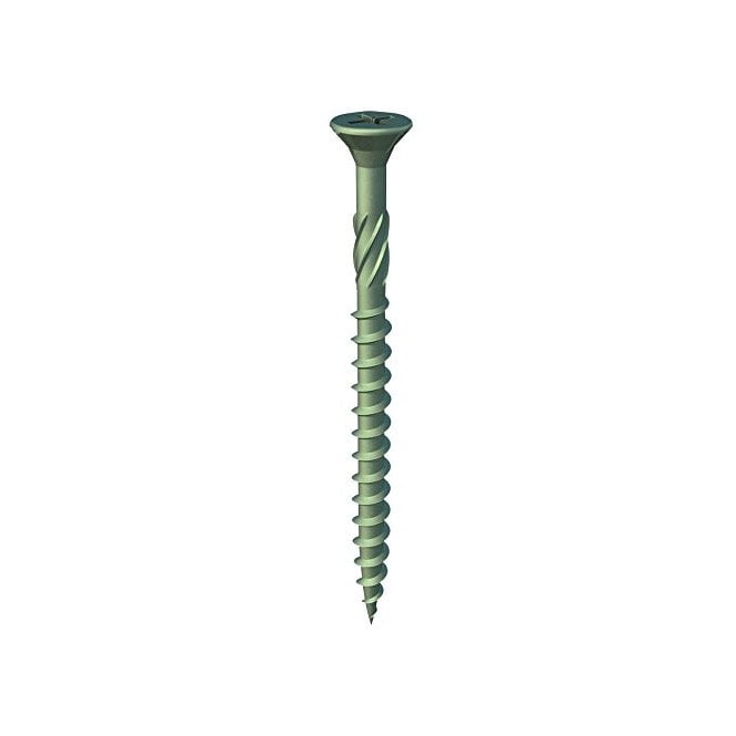 TIMco Solo Decking Exterior Screws Organic Green (Box of 200)