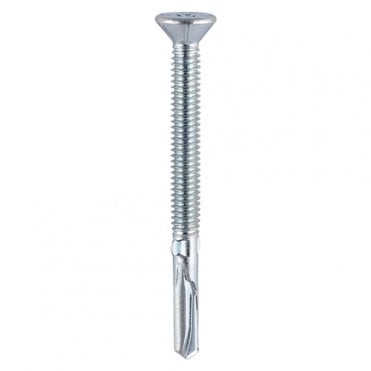 Wing-Tip Self Drilling Screws - Timber to Heavy Section Steel - Zinc