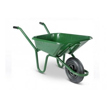 Endurance Heavy Duty Wheelbarrow with Pneumatic Tyre Green 90 Litre