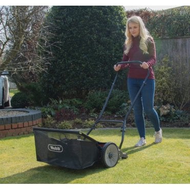 Webb 45cm (18") 'Contact Free' Sidewheel Lawnmower