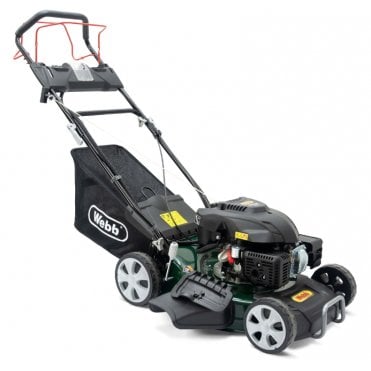 Webb Classic 46cm (18") Self Propelled Electric Start Petrol Rotary Lawnmower