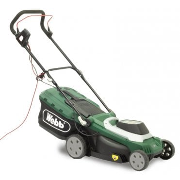 Webb Supreme 37cm (15") Electric Rotary Lawnmower with Rear Roller