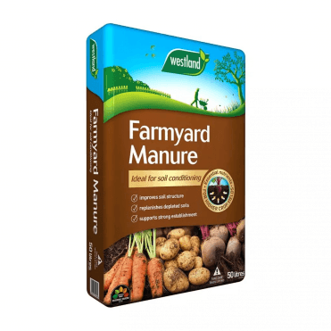 westland farmyard manure 50l fertiliser soil improver