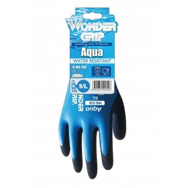 Blue Latex Aqua Double Layer Glove