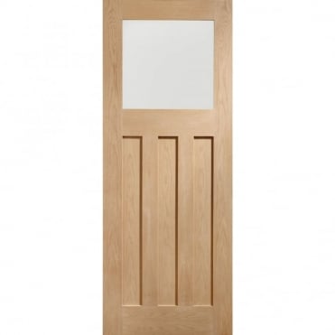 Internal Oak DX with Obscure Glass Door
