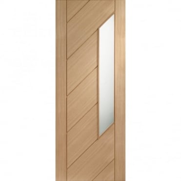 Internal Oak Monza with Obscure Glass Door
