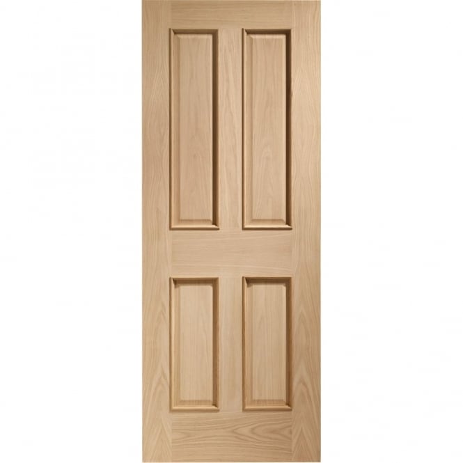 XL Joinery Internal Oak Victorian 4 Panel with Raised Mouldings Door