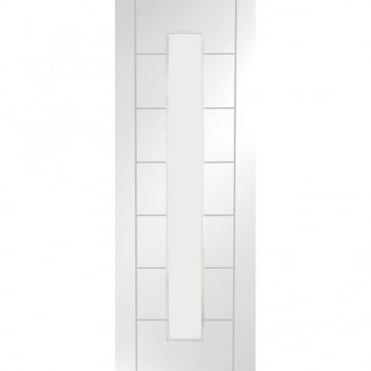 Internal White Primed Palermo 1 Light with Clear Glass Door