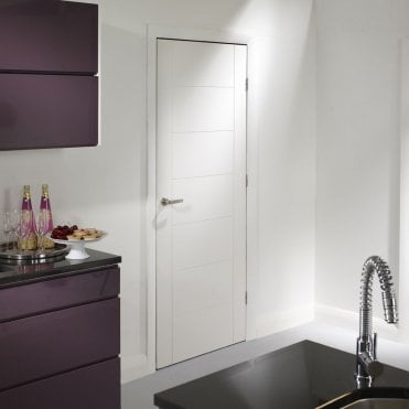 Internal White Primed Palermo Fire Door