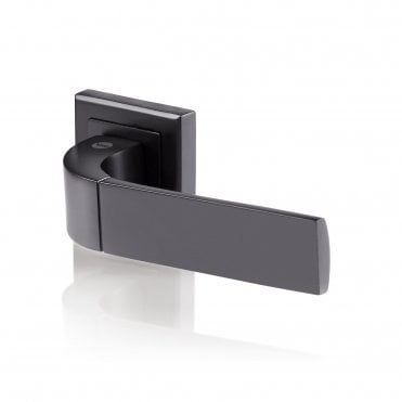 Bologna Matt Black Euro CYL Escutcheon Handle