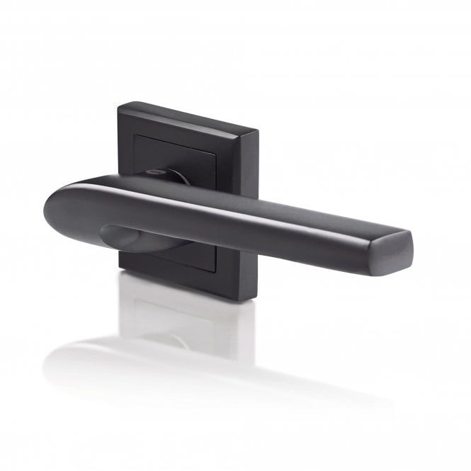 Yale Siena Matt Black Euro CYL Escutcheon Handle